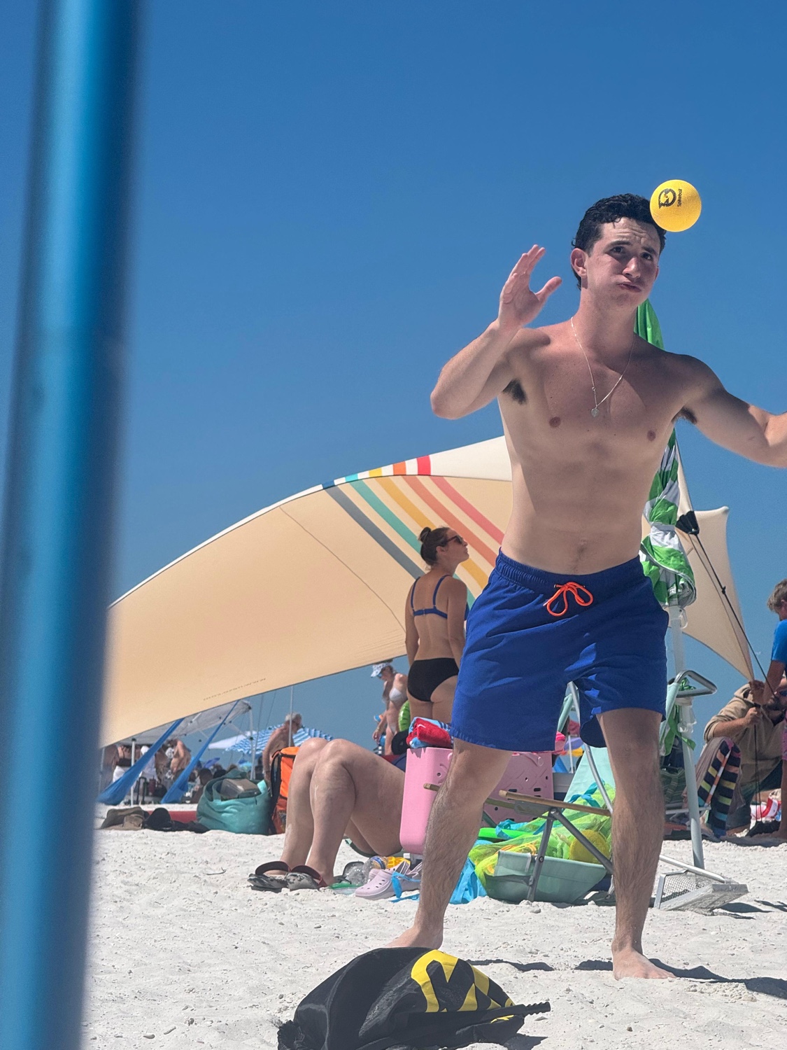 Caio Mamede Silva at the beach
